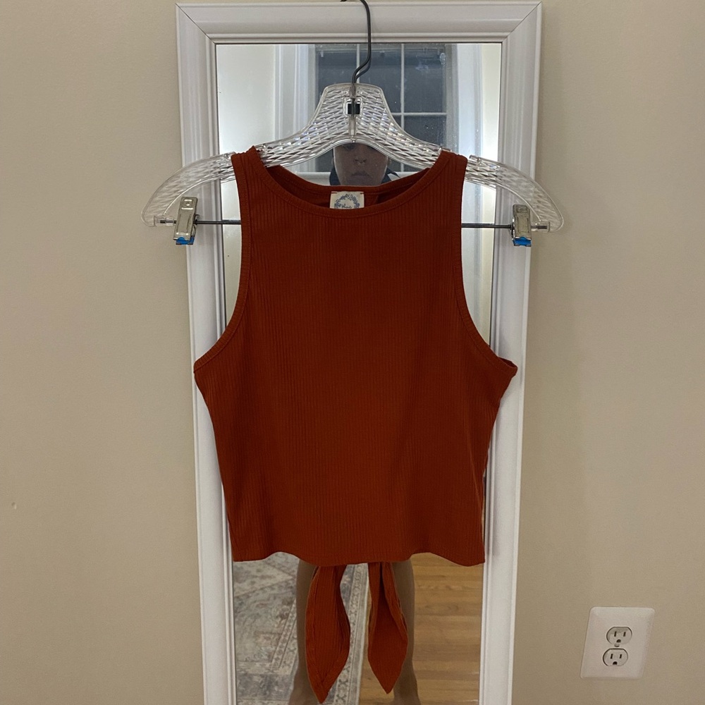 Francesca’s | Size S | Ribbed open back top